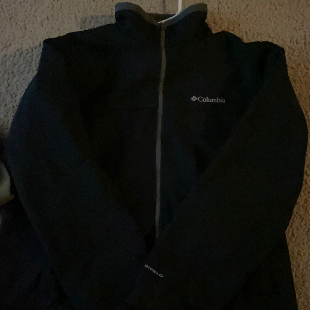Black Columbia zip up jackets men’s